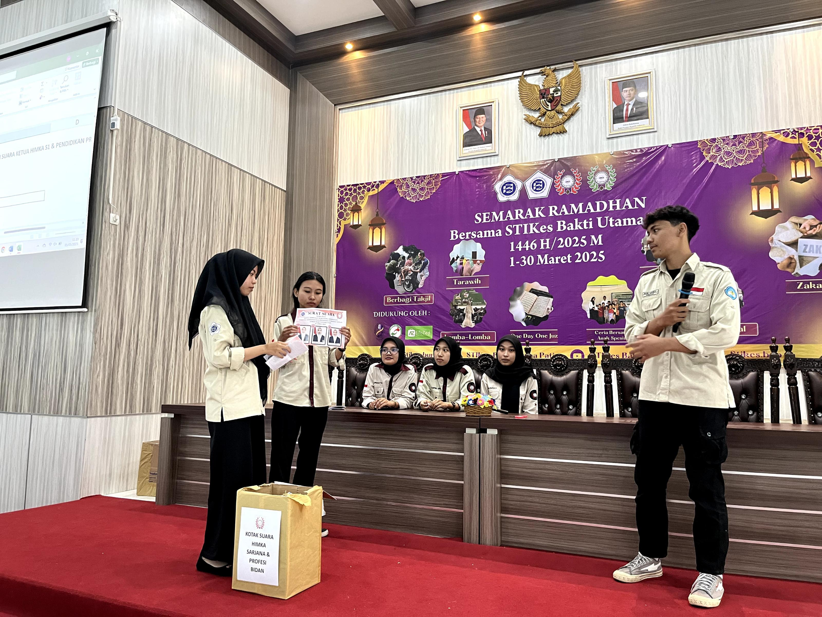 Calon Ketua Membacakan Visi Misi