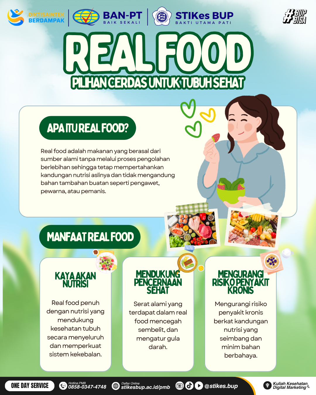 Poster Kesehatan - Real Food