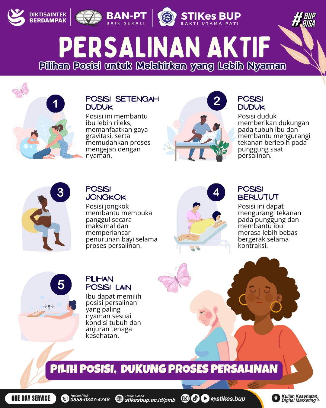 Poster Kesehatan - Persalinan Aktif